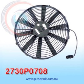 MOTOR ELECTRO VENTILADOR UNIVERSAL 16" ASPA RECTA 24V SPAL ITALIA
