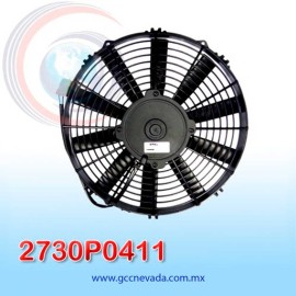 MOTOR ELECTRO VENTILADOR UNIVERSAL 12" ASPA RECTA 24V SPAL ITALIA