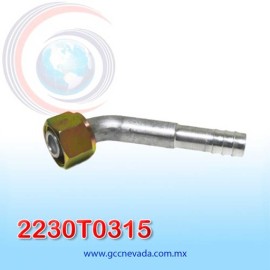 FITTING UNIVERSAL ORING 10 (1/2") 45° T/ACERO (PAQ 10) IMP