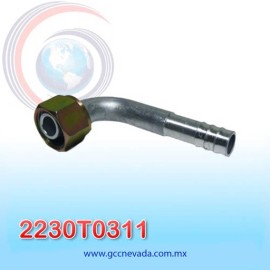 FITTING UNIVERSAL O-RING  10 (1/2") 90° T/ACERO NEVADA ASIA