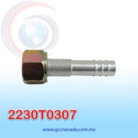 FITTING UNIVERSAL ORING  10 (1/2") RECTO T/ACERO NEVADA (PAQ 10) ASIA