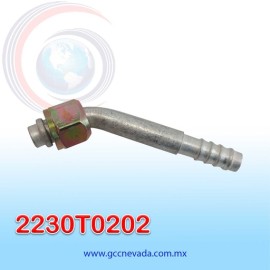 FITTING UNIVERSAL ORING  08 (13/32) 45° T/ACERO ( PAQ 10) IMP