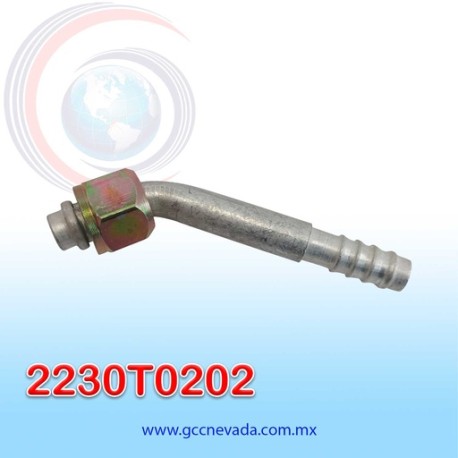 FITTING UNIVERSAL ORING  08 (13/32) 45° T/ACERO ( PAQ 10) IMP