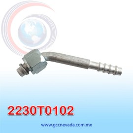 FITTING UNIVERSAL ORING 6 (5/16") 45° T/ACERO (PAQ 10) IMP
