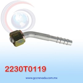 FITTING UNIVERSAL O-RING  06 (5/16") 45° T/ACERO NEVADA ASIA