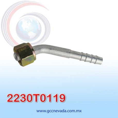FITTING UNIVERSAL O-RING  06 (5/16") 45° T/ACERO NEVADA ASIA