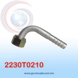 FITTING UNIVERSAL O-RING  08 (13/32") 90º T/ACERO NEVADA ASIA
