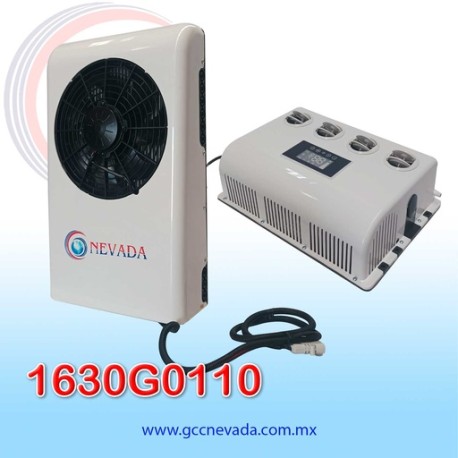 EQUIPO A/C UNIVERSAL ELECTRICO 4 REJILLAS P/TRANSPORTE PESADO 12000 BTU 12V R-134-A NEVADA ASIA
