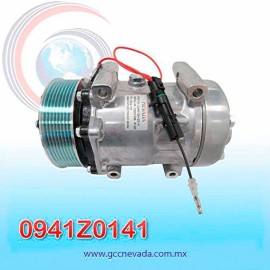 COMPRESOR 709 SD7H15 TOMA HORIZONTAL MUFFLER R-134-A T/P 8PK 123MM 12V NEVADA ASIA