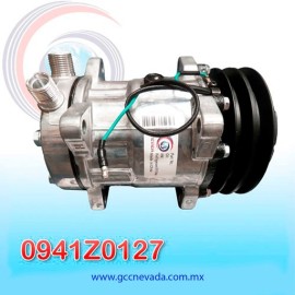 COMPRESOR 709 SANDEN SD7L15 R-404-A 8 OREJAS ORING 24V 2A SINGAPUR