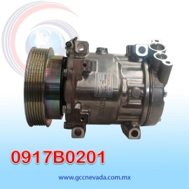 COMPRESOR RENAULT LOGAN / SANDERO / DUSTER AÑO 06/09 / CLIO 02/08 / PLATINA 1.2L 2004 / KANGOO 1.9L 2007 6PK 129MM 12V 7V16PG N
