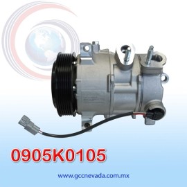 COMPRESOR DODGE CALIBER 2.4L AÑO 09/12 / JEEP COMPASS / PATRIOT 2.4L 09/17 T/P 6PK 125MM 12V 6SEU16C NEVADA ASIA