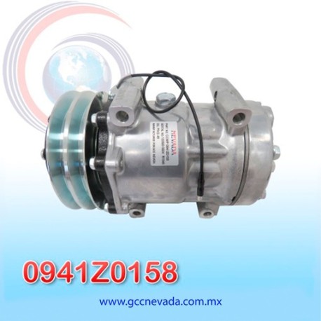 COMPRESOR 709 SD7H15 4113/4142 TOMA VERTICAL MUFFLER PAD GH R-134-A T/P 2A 132MM 12V NEVADA ASIA
