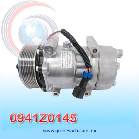 COMPRESOR 709 SD7H15 4667 TOMA VERTICAL O-RING KC R-134-A T/P 8PK 119MM 12V NEVADA ASIA