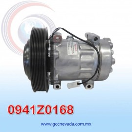 COMPRESOR 709 SD7H15 4326/4324/4116 VOLVO AÑO 08/09 VNM TOMA HORIZONTAL WD R-134-A T/P 8PK 176MM 12V NEVADA ASIA