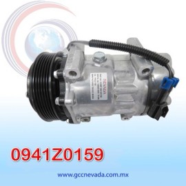 COMPRESOR 709 SD7H15 4085/4494/4757/4891 TOMA HORIZONTAL MUFFLER PAD WV R-134-A T/P 6PK 132MM 12V NEVADA ASIA